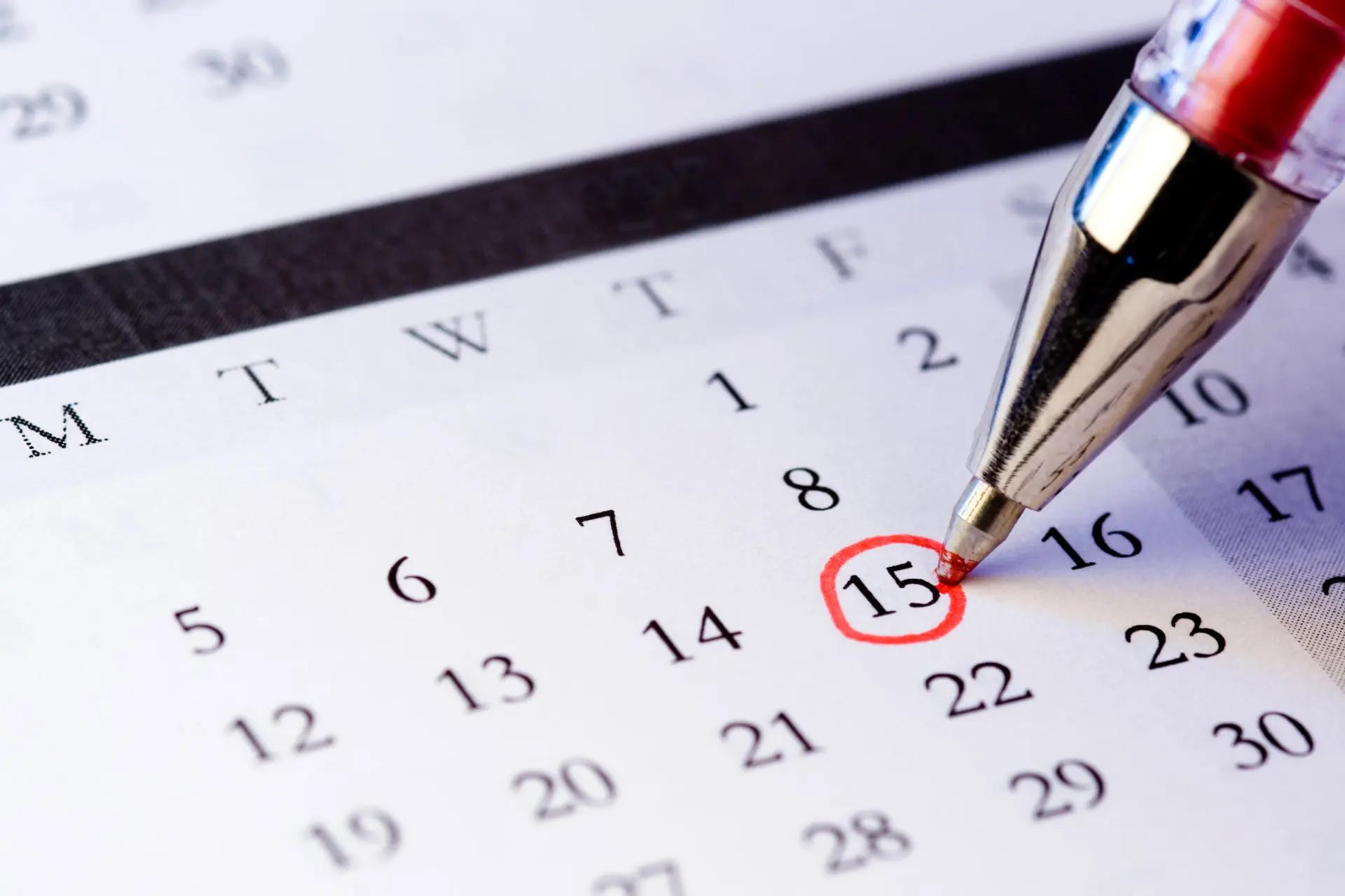 NSC Training Calendar